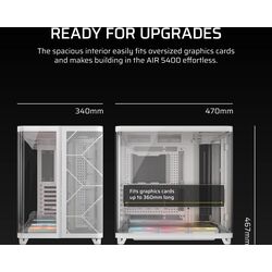 Corsair AIR 5400 LX-R RGB LINK - White - Product Image 1