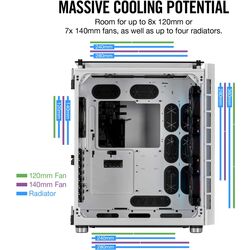 Corsair Crystal 680X RGB - White - Product Image 1