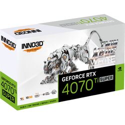 Inno3D GeForce RTX 4070 Ti SUPER TWIN X2 OC - White - Product Image 1