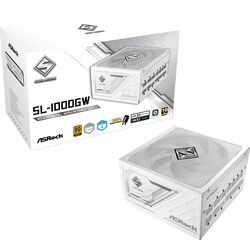 ASRock Steel Legend 1000GW - ATX 3.1 - White - Product Image 1
