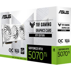 ASUS GeForce RTX 5070 Ti TUF Gaming BTF OC - White - Product Image 1