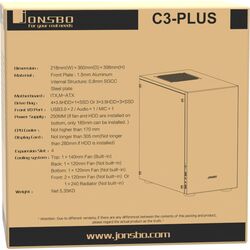 Jonsbo C3 Plus - Black - Product Image 1