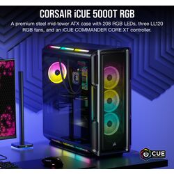 Corsair iCUE 5000T RGB - Black - Product Image 1