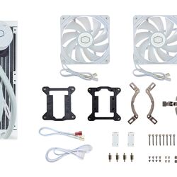 Cooler Master MASTERLIQUID 240L Core ARGB - White - Product Image 1