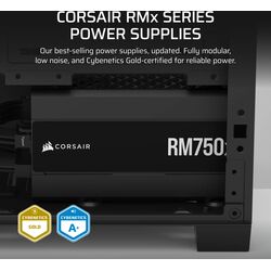 Corsair RM750x - ATX 3.1 - Black - Product Image 1