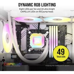 Corsair iCUE H100i ELITE CAPELLIX XT - White - Product Image 1