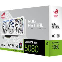 ASUS GeForce RTX 5080 ROG Astral White OC - Product Image 1