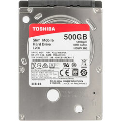 Toshiba L200 - HDWK105UZSVA - 500GB - Product Image 1