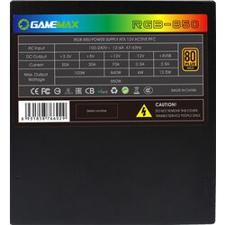 GameMax GM850 RGB - Product Image 1