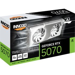 Inno3D GeForce RTX 5070 TWIN X2 OC - White - Product Image 1
