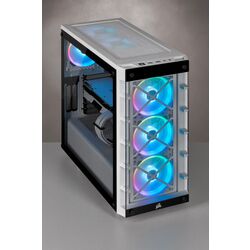 Corsair iCUE 465X RGB - White - Product Image 1