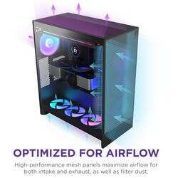 NZXT H7 Flow RGB - Black - Product Image 1