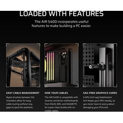 Corsair AIR 5400 LX-R RGB LINK - Black - Product Image 1