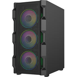 CiT Neo Black ARGB Mesh - w/ 4 Fans - Black - Product Image 1