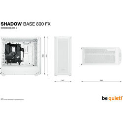 be quiet! Shadow Base 800 FX - White - Product Image 1