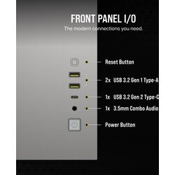 Corsair 2500X - Dual Chamber - White/Gray Aluminum - Product Image 1