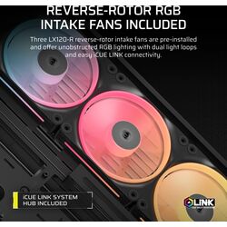 Corsair FRAME 4500X LX-R RGB iCue Link Panoramic Glass - Black - Product Image 1