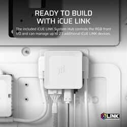 Corsair iCUE LINK 9000D RGB AIRFLOW - White - Product Image 1