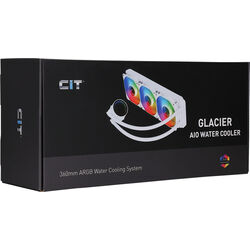 CiT Pro Glacier ARGB Infinity - White - Product Image 1