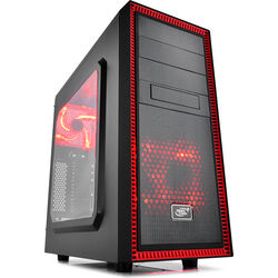 Deepcool Tesseract SW-RD - Black/Red - Product Image 1