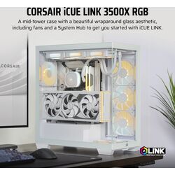 Corsair iCUE LINK 3500X RGB - White - Product Image 1