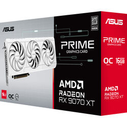 ASUS Radeon RX 9070 XT Prime OC - White - Product Image 1