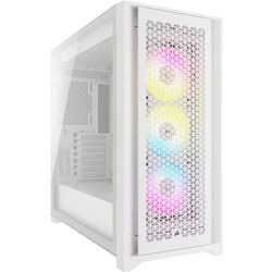 Corsair iCUE 5000D RGB AIRFLOW - w/ 3x AF120 - White - Product Image 1