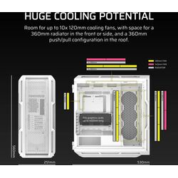 Corsair 5000T - White - Product Image 1