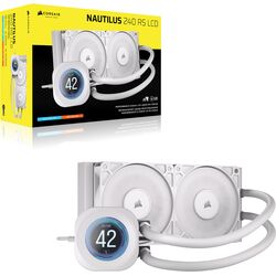 Corsair NAUTILUS 240 RS LCD - White - Product Image 1