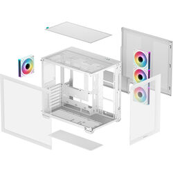 Deepcool CG530 4F A-RGB - White - Product Image 1