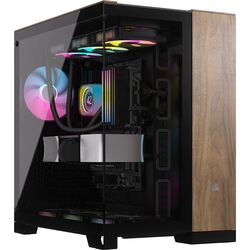 Corsair 6500X - Dual Chamber - Black/Walnut Wood - Product Image 1