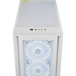 Corsair iCUE 4000D RGB AIRFLOW QL Edition - White - Product Image 1