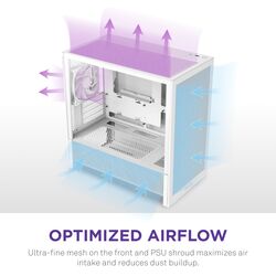 NZXT H3 Flow - White - Product Image 1