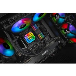 Corsair iCUE H100i ELITE CAPELLIX - Black - Product Image 1