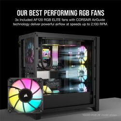 Corsair iCUE 5000D RGB AIRFLOW - w/ 3x AF120 - Black - Product Image 1