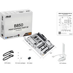 ASUS B850 MAX GAMING WIFI - White - Product Image 1