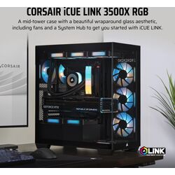 Corsair iCUE LINK 3500X RGB - Black - Product Image 1