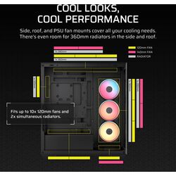 Corsair 3500X LX-R ARGB - Black - Product Image 1