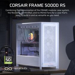 Corsair FRAME 5000D RS - White - Product Image 1