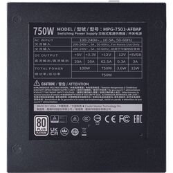 Cooler Master XG750 Platinum - Product Image 1