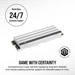 Corsair MP600 ELITE - w/ Heatsink - White - Product Image 1