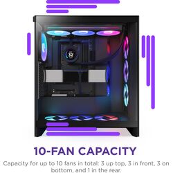 NZXT H7 Flow RGB - Black - Product Image 1