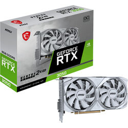 MSI GeForce RTX 3050 VENTUS 2X XS WHITE OC - White - Product Image 1