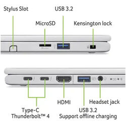 Acer Spin 3 - SP314-55N-734X - Silver - Product Image 1