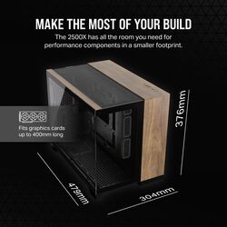 Corsair 2500X - Dual Chamber - Black/Walnut Wood - Product Image 1