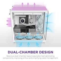 NZXT H9 Flow - White - Product Image 1