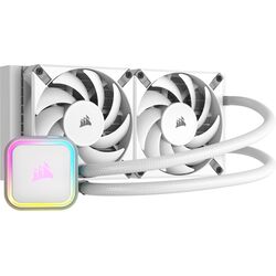 Corsair iCUE H100i RGB ELITE - White - Product Image 1