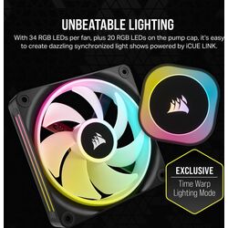 Corsair iCUE LINK H100i RGB - Black - Product Image 1