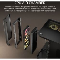 Corsair AIR 5400 LX-R RGB LINK - Black - Product Image 1