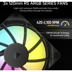 Corsair NAUTILUS 360 RS ARGB - Black - Product Image 1